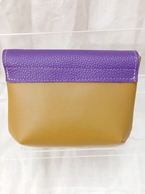 Petite pochette rabat fleur